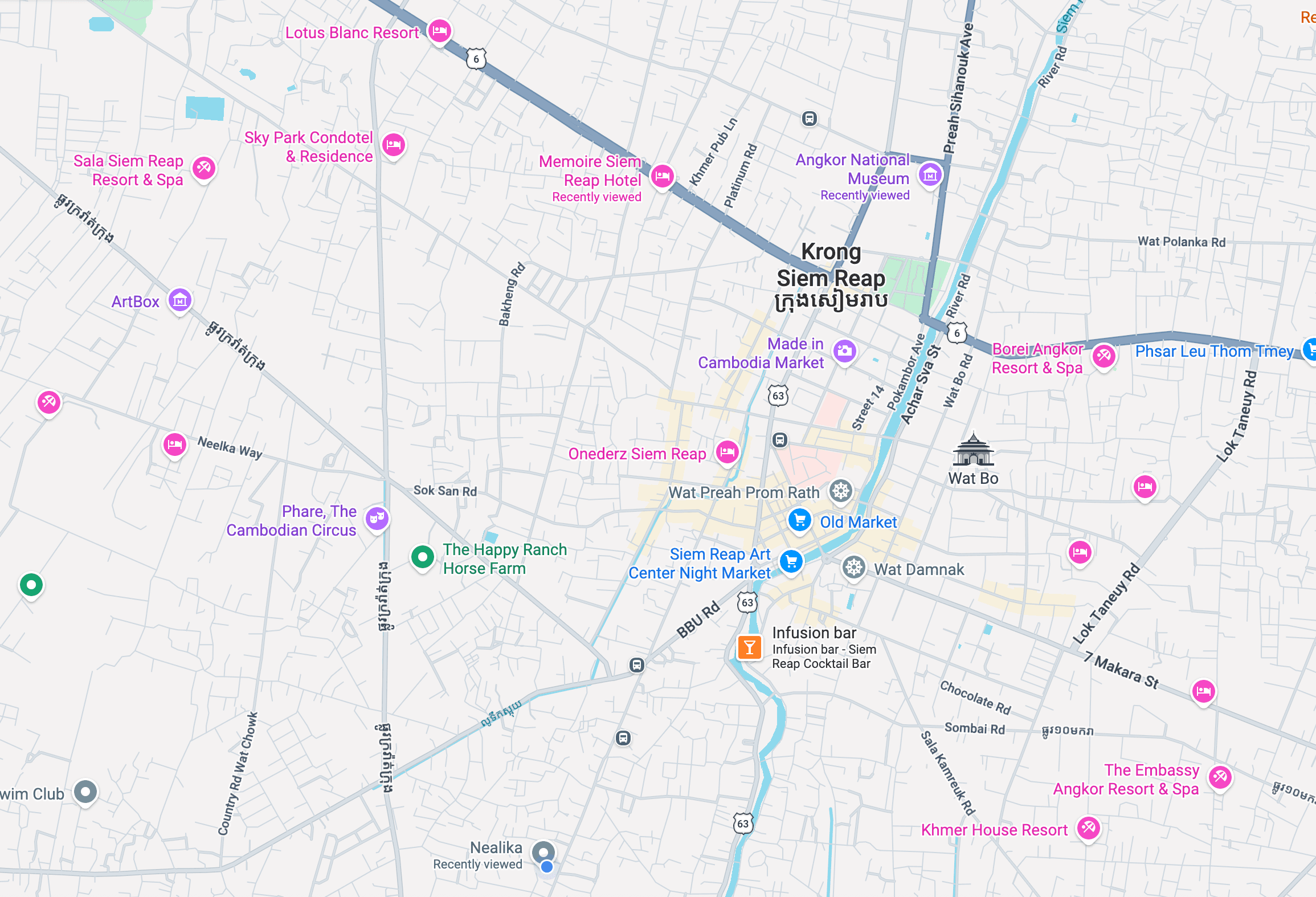 Properties map